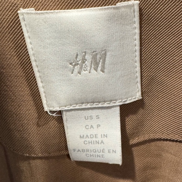 DRAPED CAMEL TRENCH COAT - Picture 4 of 6